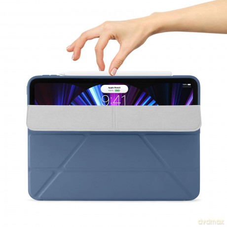 Pipetto - iPad Pro 11 (2021) Origami No1 Case (Color: Navy) [ETUI]