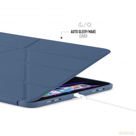 Pipetto - iPad Pro 11 (2021) Origami No1 Case (Color: Navy) [ETUI]