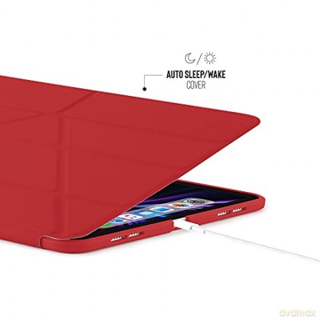 Pipetto - iPad Pro 11 (2021) Origami No1 Case (Color: Red) [ETUI]
