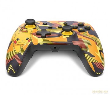PowerA Enhanced Wired Controller - Nintendo Switch - Camo Storm Pikachu