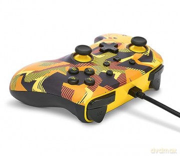 PowerA Enhanced Wired Controller - Nintendo Switch - Camo Storm Pikachu