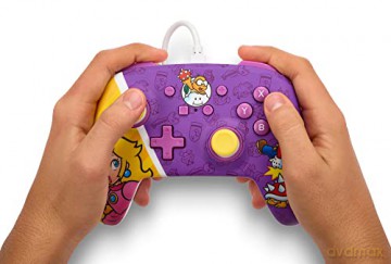 PowerA Enhanced Wired Controller - Nintendo Switch - Princess Peach Battle