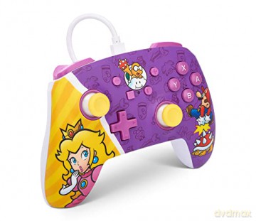 PowerA Enhanced Wired Controller - Nintendo Switch - Princess Peach Battle