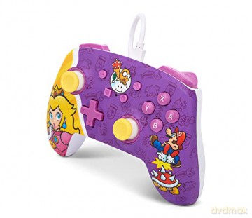 PowerA Enhanced Wired Controller - Nintendo Switch - Princess Peach Battle