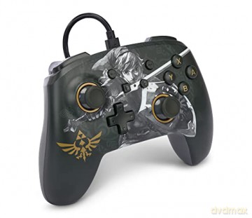 PowerA Enhanced Wired Controller for Nintendo Switch - Battle-Ready Link