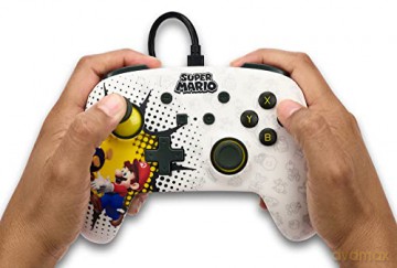 PowerA Enhanced Wired Controller for Nintendo Switch - Bob-omb Blast