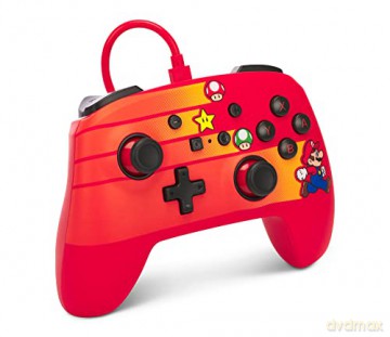 PowerA Enhanced Wired Controller for Nintendo Switch - Speedster Mario