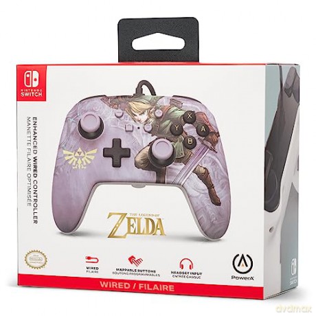 Pad przewodowy PowerA Enhanced Wired Controller for Nintendo Switch - Valiant Link