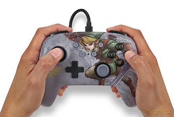 Pad przewodowy PowerA Enhanced Wired Controller for Nintendo Switch - Valiant Link