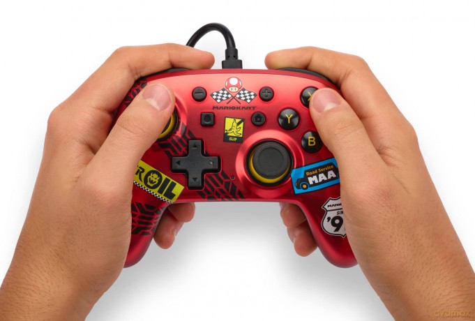 PowerA Nano Wired Switch Controller - Mario Kart: Racer Red