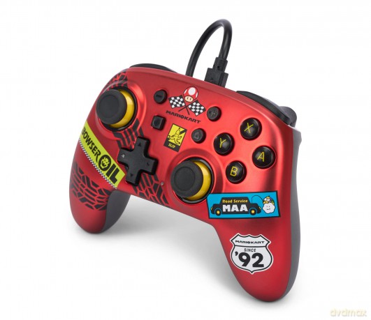 PowerA Nano Wired Switch Controller - Mario Kart: Racer Red