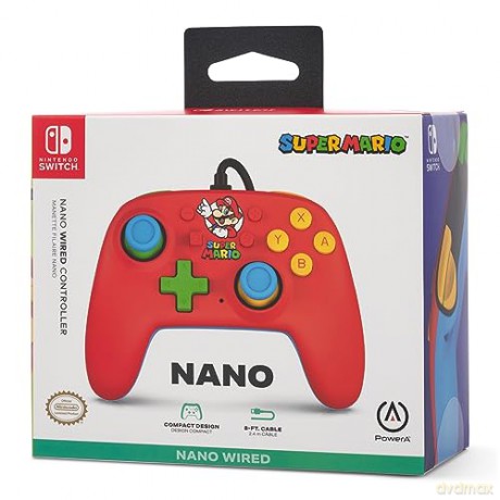 PowerA Nano Wired Switch Controller - Mario Medley