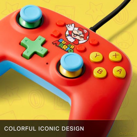 PowerA Nano Wired Switch Controller - Mario Medley