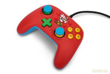 PowerA Nano Wired Switch Controller - Mario Medley