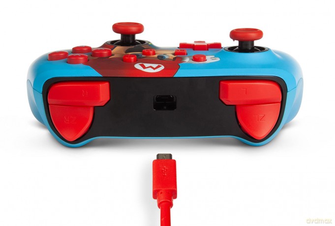 PowerA Nintendo Switch Enh Wired Controller - Mario Punch
