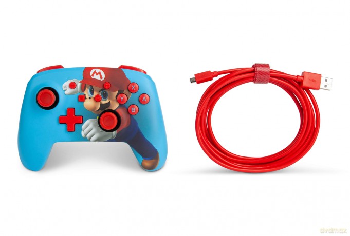 PowerA Nintendo Switch Enh Wired Controller - Mario Punch