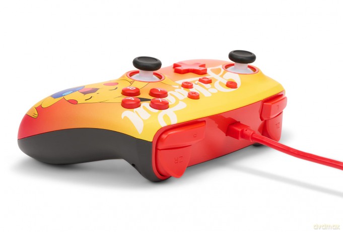PowerA NSW ENH Wired Controller - Oran Berry Pikachu