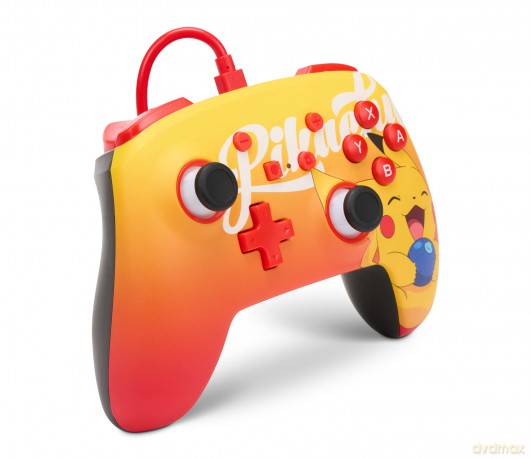 PowerA NSW ENH Wired Controller - Oran Berry Pikachu