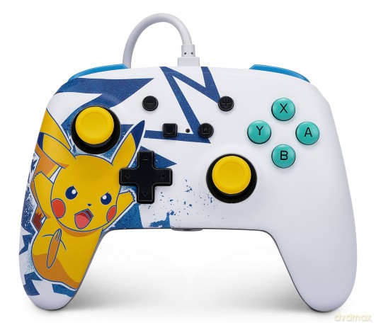 PowerA NSW ENH Wired Controller - Pikachu High Voltage