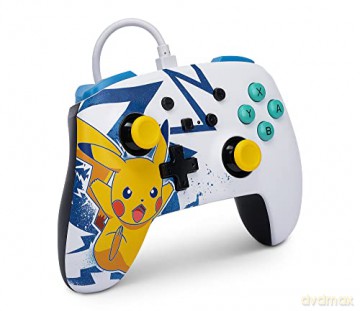 PowerA NSW ENH Wired Controller - Pikachu High Voltage