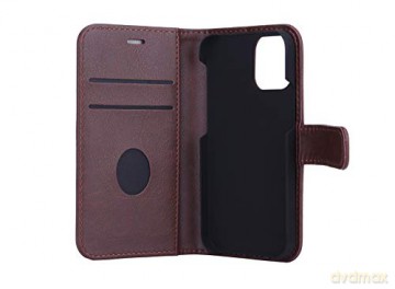 RadiCover - Radiation Protection Wallet PU iPhone 12 Mini Flipcover - Brown [ETUI]