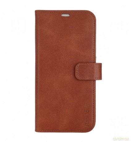 RadiCover - Radiation Protection Wallet Vegan Leather 2in1 iPhone 14 PLUS Exclusive Brown [ETUI]