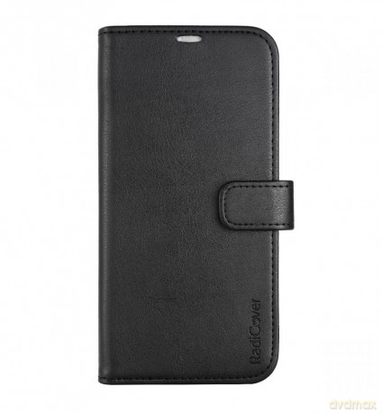 RadiCover - Radiation Protection Wallet Vegan Leather iPhone 14 PLUS Flipcover Black [ETUI]