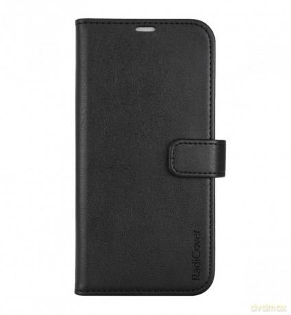 RadiCover - Radiation Protection Wallet Vegan Leather iPhone 14 PRO MAX Flipcover Black [ETUI]