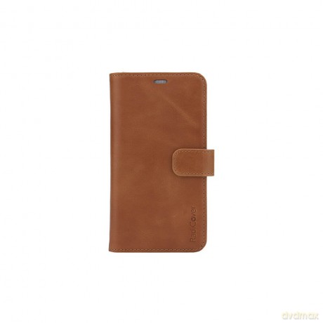 RadiCover - Radiationprotected Mobilewallet Leather iPhone 12 Mini Exclusive 2in1 Magnetcover - Brown [ETUI]