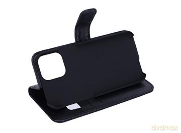 RadiCover - Radiationprotected Wallet PU iPhone 12/12 PRO Flipcover - Black [ETUI]