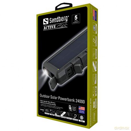 Sandberg - Outdoor Solar Powerbank 24000mAh