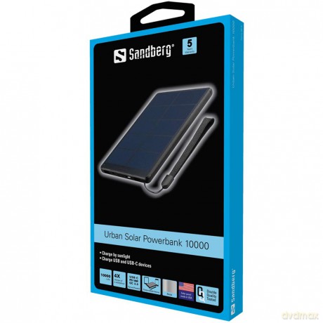 Sandberg - Urban Solar Powerbank 10000