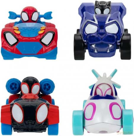 Spidey - Amazing Metals Car 4 Pk (Snf0200) [FIGURKA]