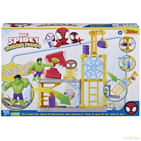 Spidey and His Amazing Friends - Power Smash Hulk (F3717) [FIGURKA]