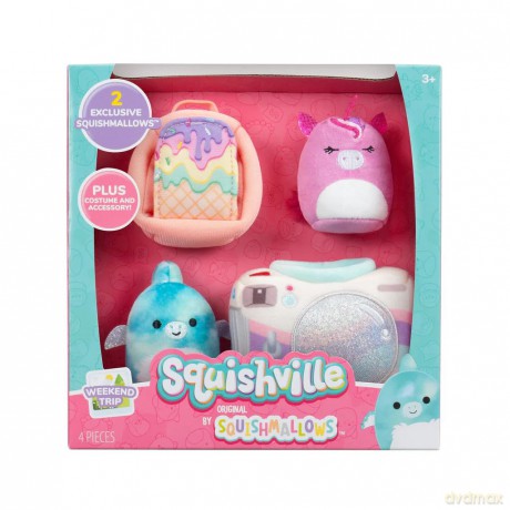 Squishmallows Squishville Maskotka Gal i Reid - Weekend Trip - SQM0515
