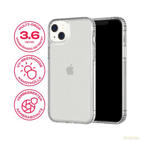Tech21 - Evo Clear iPhone 14 Plus Cover - Transparent [ETUI]