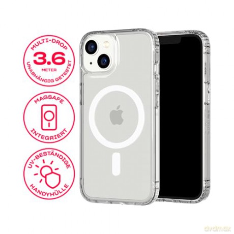 Tech21 - Evo Clear MagSafe iPhone 14 Cover - Transparent [ETUI]