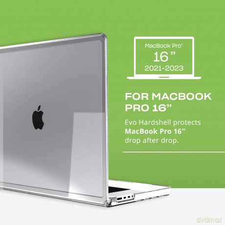 Tech21 - Evo Hardshell MacBook Pro 16" M1/M2 2021-> Cover - Clear [ETUI]
