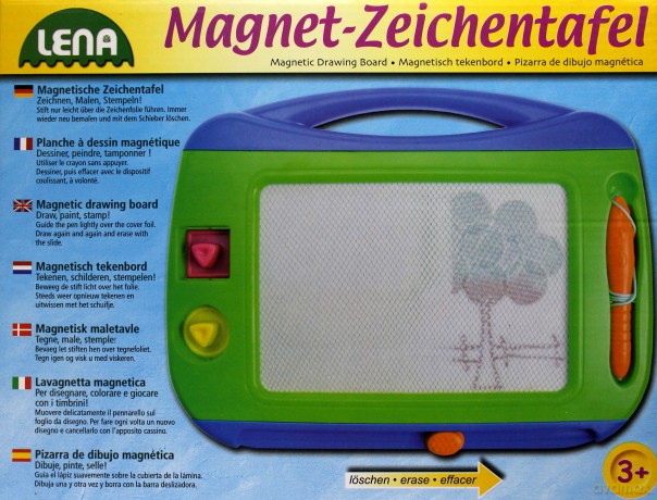 Lena Tablica Magnetyczna Kolorowa 32 Cm [ZABAWKA]