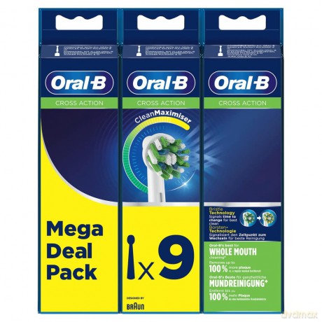 Oral-B - Cross Action 3+3+3ct