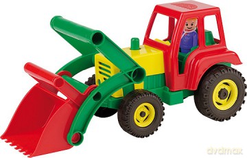 Lena Traktor Z Ładowarką 35 Cm [ZABAWKA]