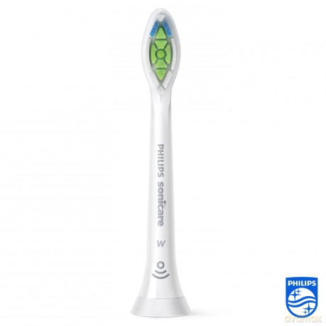 Philips - Sonicare W2 Optimal White - Toothbrush Replacement Heads - White (8 pcs)
