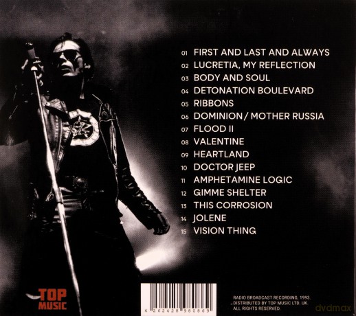 The Sisters of Mercy: First And Last And Always In London  [CD]