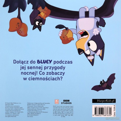 Bluey. Dobranoc, owocowy nietoperzu. Moja czytanka [KSIĄŻKA]