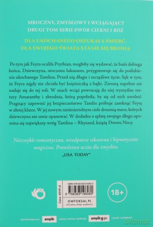 Dwór mgieł i furii. Dwór cierni i róż (Tom 2) - Sarah J. Maas [KSIĄŻKA]