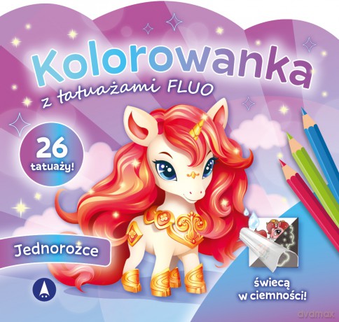 Jednorożce. Kolorowanka z tatuażami [KSIĄŻKA]