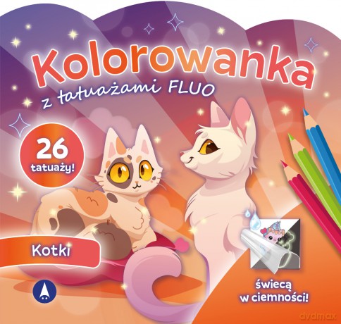 Kotki. Kolorowanka z tatuażami [KSIĄŻKA]