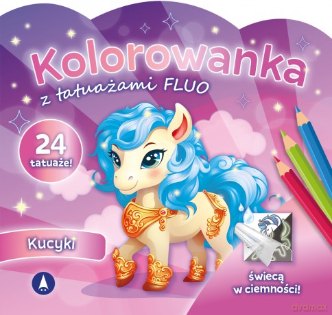 Kucyki. Kolorowanka z tatuażami [KSIĄŻKA]