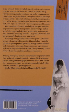 Matrymonium. O małżeństwie nieromantycznym - Alicja Urbanik-Kopeć [KSIĄŻKA]