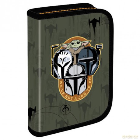 Piórnik jednoklapkowy bez wyposażenia Coolpack Disney Core Clipper Mandalorian